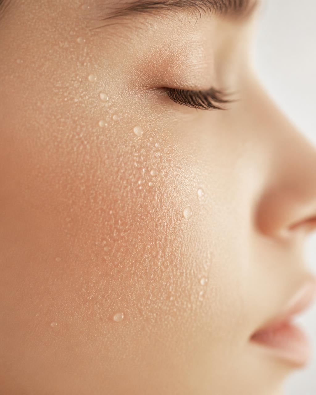 Droplets that settle, not soak
