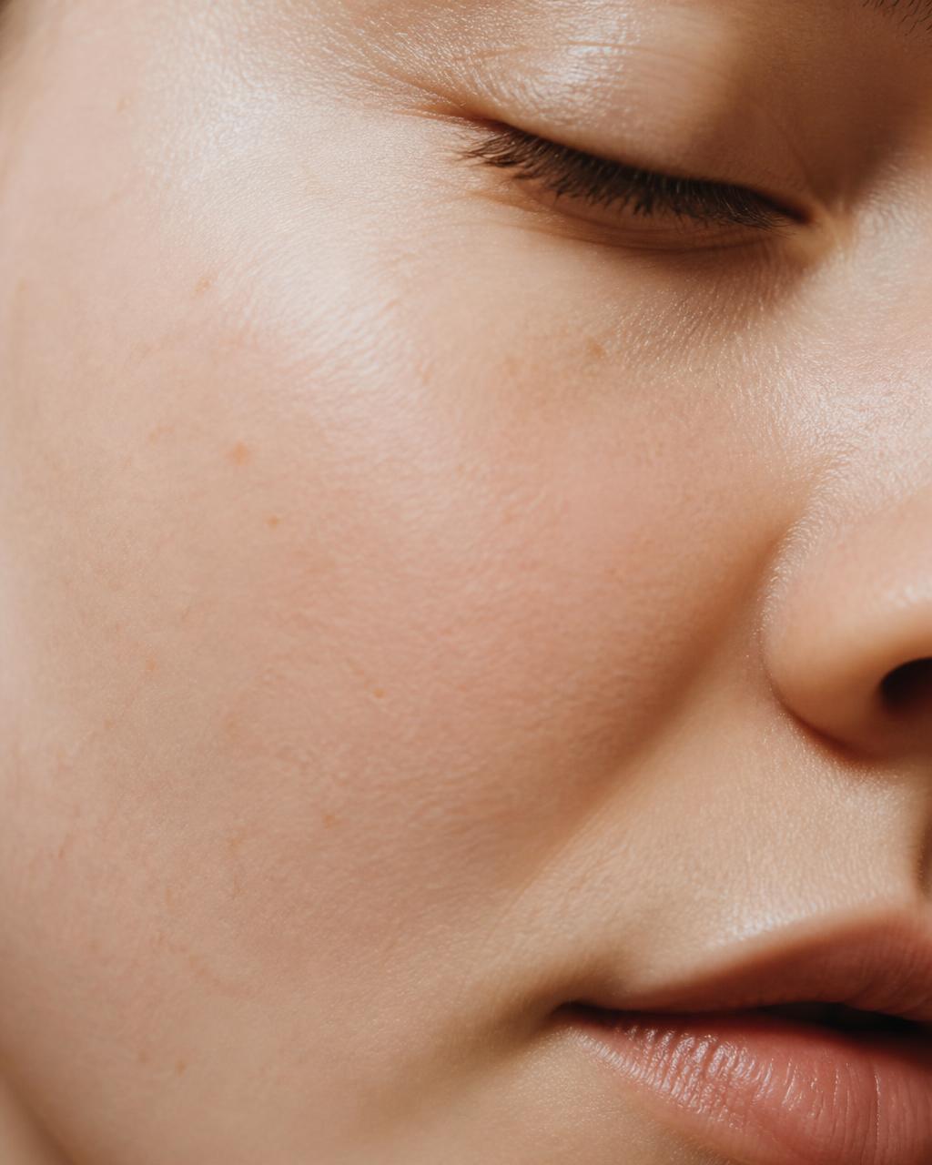 Fine lines, pores, real detail
